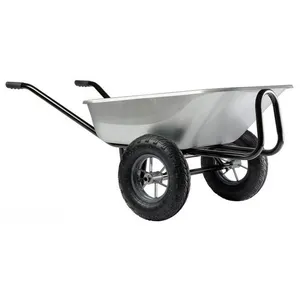 Comparateur de prix : HAEMMERLIN Brouette EXPERT TWIN PREMIUM 150 galva à roues gonflées - - 306015201