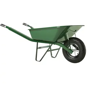 Carriola Haemmerlin Pro Select Bati Plus 100L – Telaio Saldato, Cassa In Acciaio Verniciato 100L, Ruota Piena Ø400 Mm, Portata 250 Kg, Colore Verde