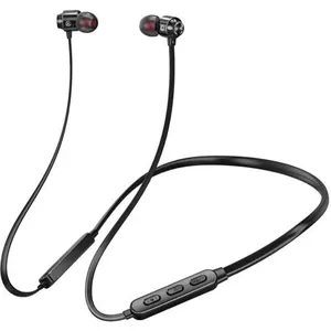 Écouteur Bluetooth Stéréo Sport Magnétique Sans Fil - Noir pas cher