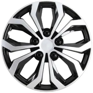 SYNCHRO Enjoliveurs 16p Denver Noir-Argent Generique pas cher