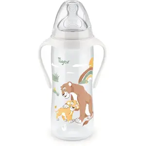 Biberon col large poignées liquide épais Simba BLANC Tigex pas cher