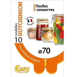 Comparateur de prix : HUTCHINSON Lot de 10 Rondelles universelles 2 nez - D 80 / 56 x 2,5 mm