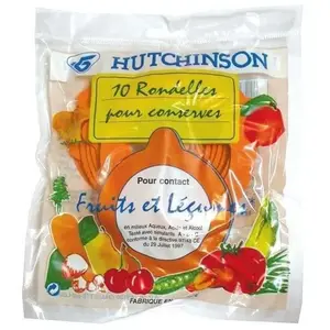 Comparateur de prix : Hutchinson - Rondelle bocaux d : 95 / 65 x 3 mm - lot de 10