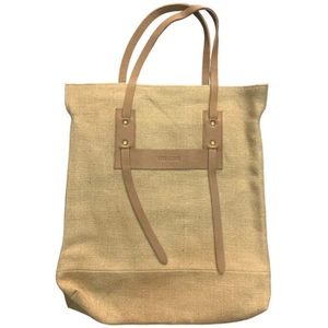 Sac Bandouliere Pare Gabia  Cabas en Toile de Jute et CuirVendu parspartoo