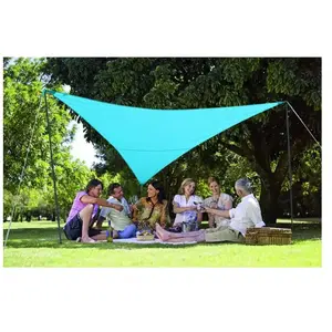 Jardiline Kit voile d'ombrage triangulaire 5,00 x 5,00 x 5,00 - Terracotta pas cher