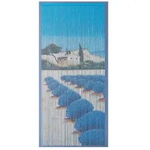 Morel Rideau en bâtonnets de bambou champ de lavande Violet 90x200 cmVendu parcdiscount