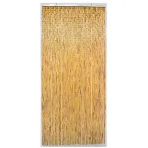 Comparateur de prix : MOREL Rideau bambou vernis naturel - 90x200