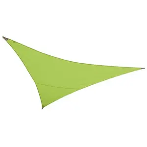 Voile ombrage triangulaire - JARDILINE - First - Anti-UV - 3x3 m - Vert pomme pas cher
