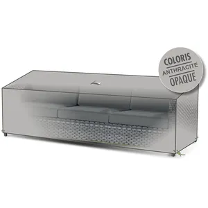 Housse Cover'air Jardiline pour canapé 3 places - 205 x 85 x H.70 cm pas cher