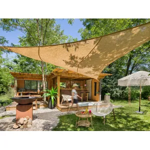 Comparateur de prix : Voile d'ombrage Naturelle Jute Triangulaire 3,60 m - Jardiline