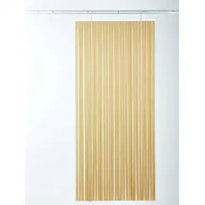 Comparateur de prix : Morel Rideau portière PVC Tahiti Brun/Beige 100x220
