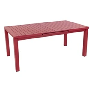 JARDILINE - Table en aluminium extensible 8 à 10 personnes Santorin terracotta pas cher