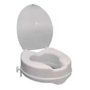 Réhausse WC PMR PELLET plastique blanc avec abattant 10 cm pas cher