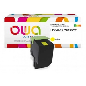 Owa Toner Remanufacturé Haute Capacité Lexmark Cs421 - Jaune