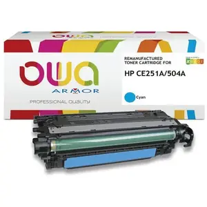 Comparateur de prix : Owa Armor - cyan - cartouche de toner (alternative for: HP 504A)