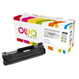 Armor OWA - noir - compatible - cartouche de toner (alternative pour : HP CB435A)