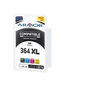 Comparateur de prix : Armor - Pack de 4 - noir, jaune, cyan, magenta - compatible - cartouch...