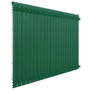 Cloture&jardin - Lames Occultation pvc Rigide Vert - 2.5M - jardipremi... pas cher