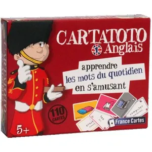 Jeu éducatif Cartatoto Anglais 1 France Cartes pas cher
