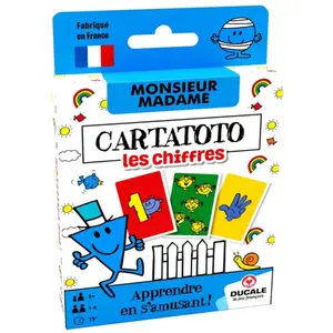 Cartamundi Jeu Éducatif Ducale - Cartatoto Chiffre Mr Mme - Eco Format pas cher