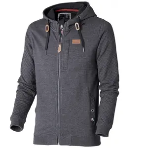 Sweat zippé à capuche DENIM bleu TS - PULS - 0308.9999.146 TS pas cher