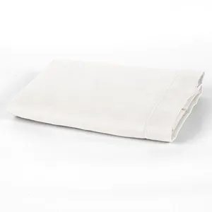 Comparateur de prix : Drap plat 100 % percale de coton blanc 240 x 300 cm