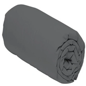 Comparateur de prix : Drap housse coton percale 80 fils Gris anthracite 160x200cm