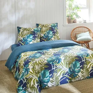 Parure housse de couette 3 pcs 240x220 cm 100% coton 51 fils terciera ... pas cher