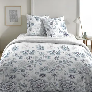 Parure housse de couette 3 pcs 200x200 cm 100% coton 57 fils ambre pas cher