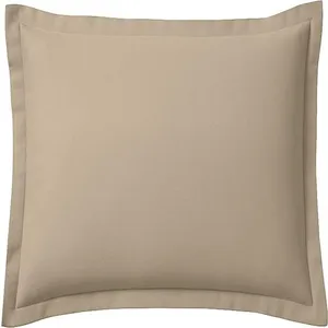 Taie d'oreiller 100% flanelle coton 160 grs beige 50 x 70 cm pas cher