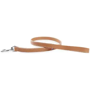 MARTIN Laisse double 20-100 natur cuir vachette pas cher