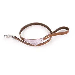 Laisse pour chien Martin Sellier Miami Rose 100 cm 3006727 pas cher