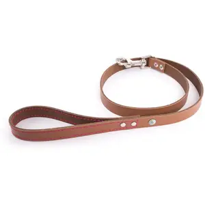 Laisse pour chien Martin Sellier Flash Marron 100 cm 3006407 pas cher