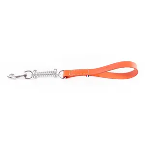 Laisse pour chien en cuir Martin Sellier Amor 499 Orange 25/50 cm 3007...