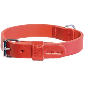 Comparateur de prix : Martin Sellier - Col cuir 499 bicolore 30-50/58 rouge