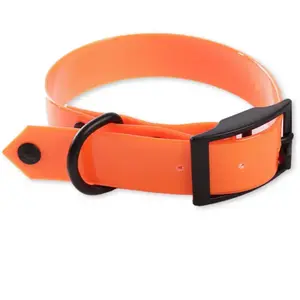 Collier Chien - Martin Sellier Collier droit PVC Orange - 45 x 2,5 cm pas cher