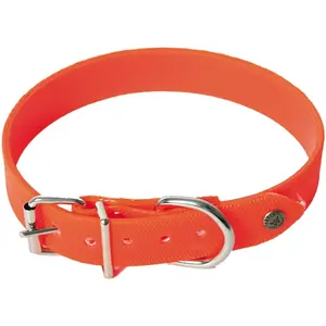 Collier Chien   Martin Sellier Collier Droit PVC orange   2,5 x 65 cm