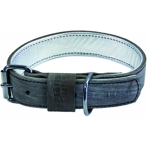 Martin-Sellier - Collier pour chien - cuir pleine fleur - Dakota gris (50cm x 30mm) pas cher