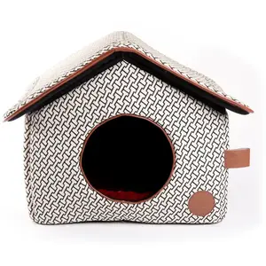 Niche pour chien Martin Sellier Rouge 43 cm 3005824 pas cher