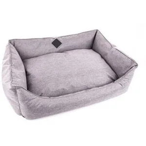 Comparateur de prix : Martin Sellier Corbeille Grise avec Coussin Amovible pour Chien Domino 80 x 60 x 25 cm