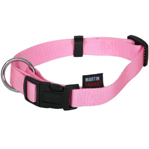 MARTIN SELLIER Collier réglable - Nylon - 20-40-55 rose rose pastel pas cher