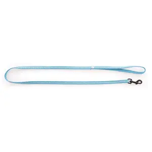 Laisse pour chien nylon Martin Sellier Safety Bleu 10/120 cm 3004301 pas cher