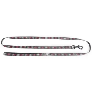 Laisse pour chien croix nylon Martin Sellier Rouge 10x120 cm 3004400 pas cher