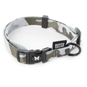 Martin Sellier Collier Camouflage gris pour chien - 2x40/55 cm pas cher