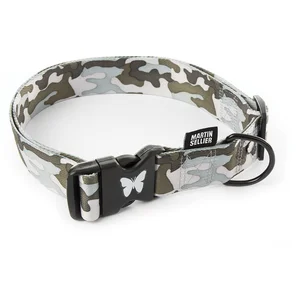 Martin Sellier Collier Camouflage gris pour chien - 4x75/90 cm pas cher