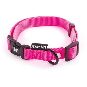 Collier pour chien nylon réglable classique Martin Sellier M Rose 20x4... pas cher