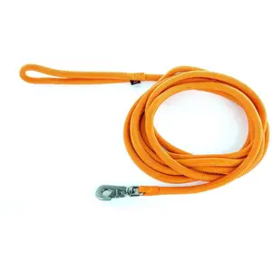 MARTIN SELLIER Laisse longe nylon ronde - Orange - 13mmx5m pas cher
