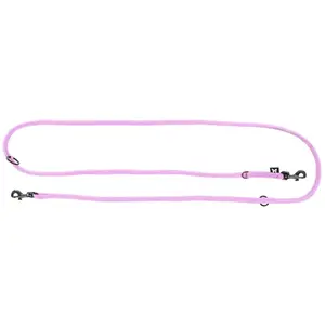 Laisse pour chien multi-position nylon Martin Sellier Rose 9 mm 300591... pas cher