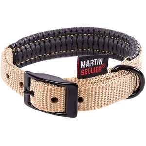 Martin Sellier Collier droit Confort pour chien coloris beige - 2x45 cm pas cher