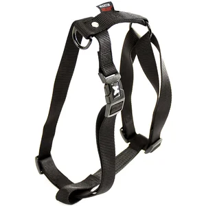 MARTIN SELLIER Harnais pour chien réglable en nylon noir 22cm pas cher